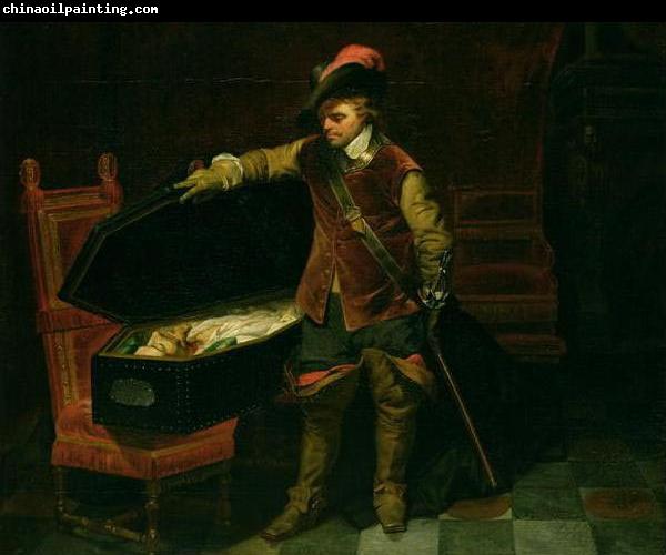 Paul Delaroche Cromwell and the corpse of Charles I