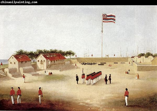 Paul Emmert View of the Honolulu Fort - Interior