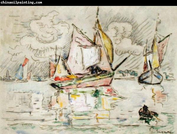 Paul Signac Fishing Boats