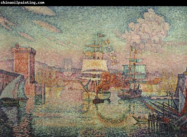 Paul Signac Entrance to the Port of Marseille