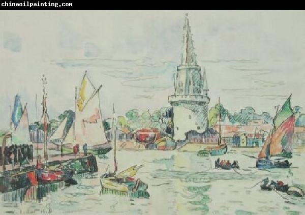 Paul Signac La Rochelle Hafenansicht