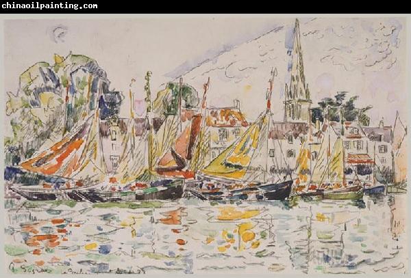 Paul Signac Fishing Boats