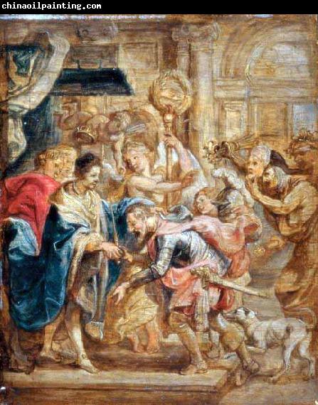 Peter Paul Rubens The Reconciliation of King Henry III and Henry of Navarre