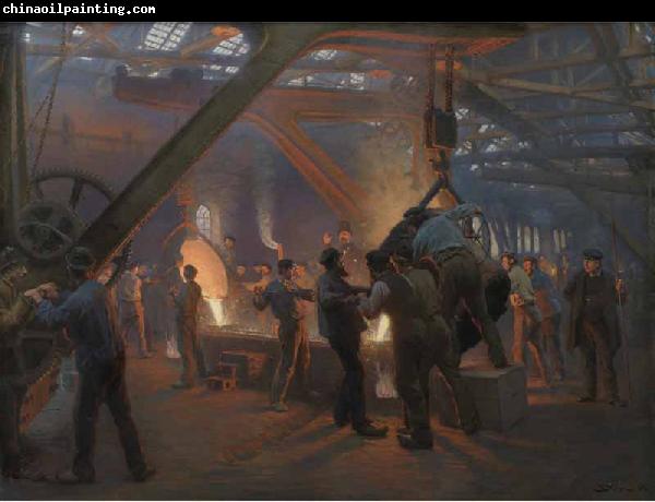 Peter Severin Kroyer From Fra Burmeister og Wains Iron Foundry