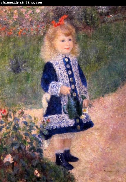 Pierre Auguste Renoir A Girl with a Watering Can