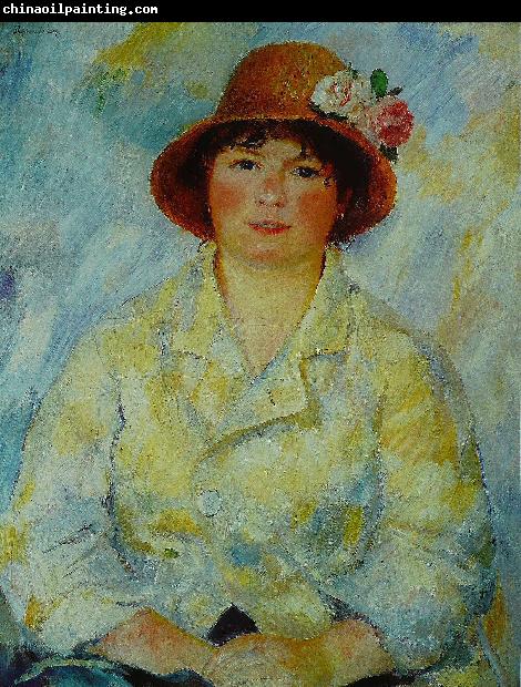 Pierre Auguste Renoir Portrait of Madame Renoir