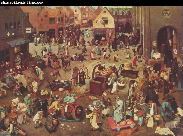 Pieter Bruegel Fight Between Carnival and Lent