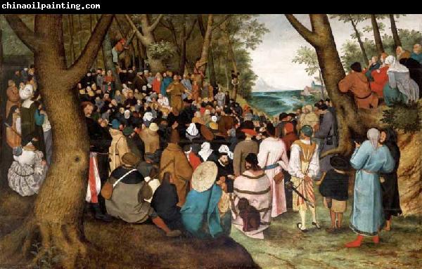 Pieter Brueghel the Younger The Preaching of St John the Baptist