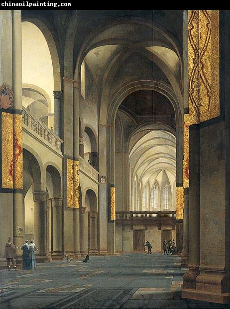 Pieter Jansz. Saenredam The nave and choir of the Mariakerk in Utrecht, seen from the west.