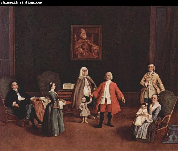 Pietro Longhi Portrat einer venezianischen Familie