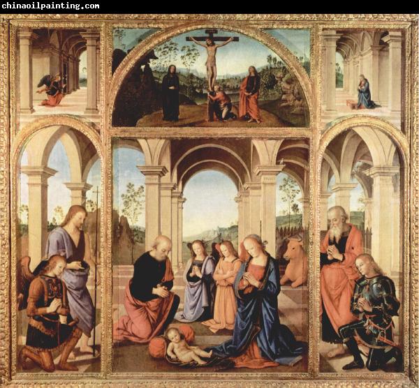 Pietro Perugino Albani Torlonia Polyptych