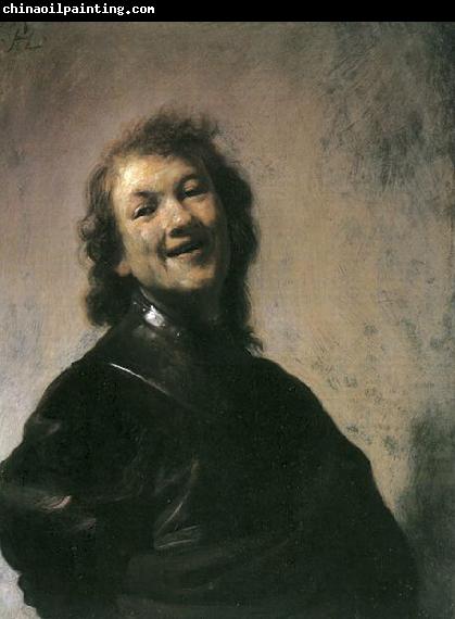 REMBRANDT Harmenszoon van Rijn Rembrandt laughing