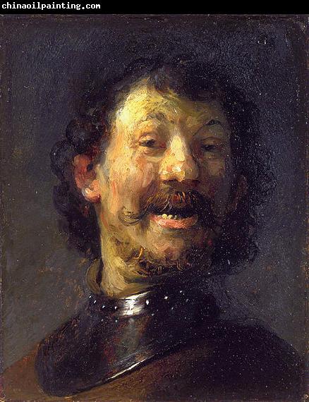 REMBRANDT Harmenszoon van Rijn The laughing man