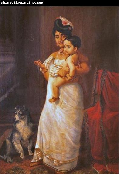 Raja Ravi Varma There Comes Papa