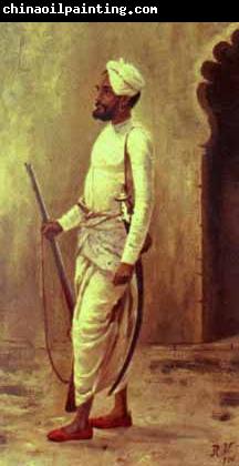 Raja Ravi Varma Rajaputra soldier