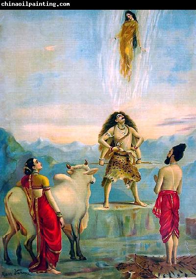 Raja Ravi Varma Ganga vatram or Descent of Ganga