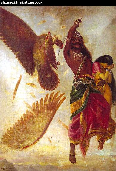 Raja Ravi Varma Jatayu Vadham