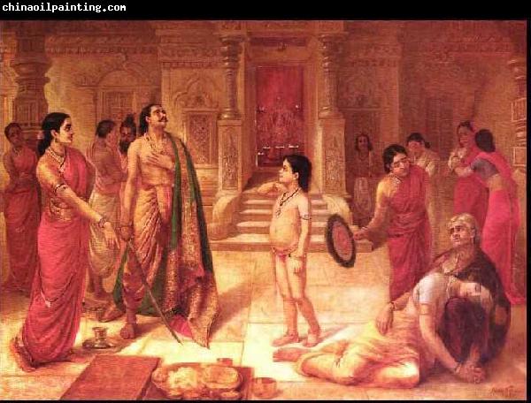 Raja Ravi Varma Mohini and Rugmangada to kill his own son Raja Ravi Varma