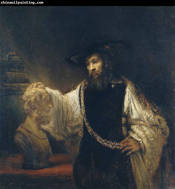 Rembrandt van rijn Aristotle Contemplating a Bust of Homer