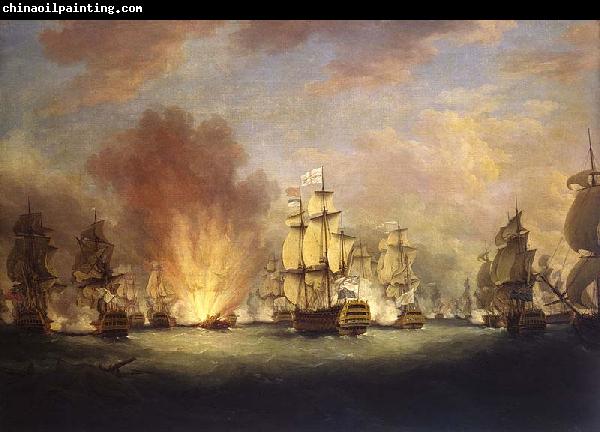 Richard Paton The Moonlight Battle off Cape St Vincent, 16 January 1780