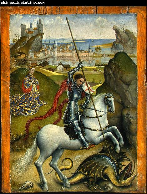 Rogier van der Weyden Saint George and the Dragon