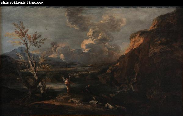 Salvator Rosa Landscape with Tobit and the angel