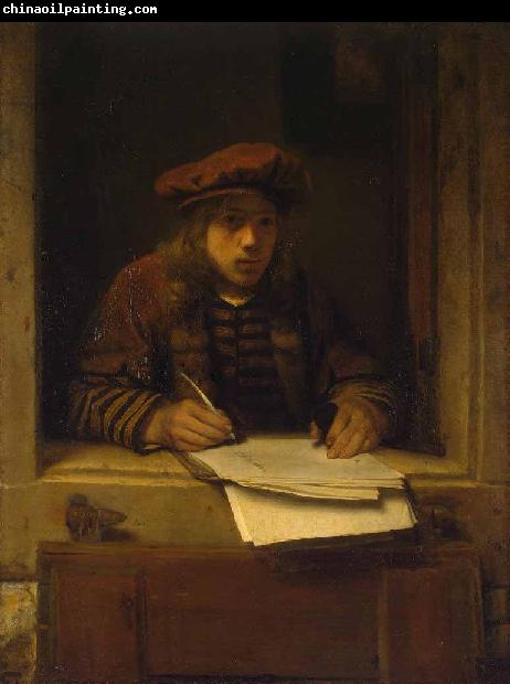 Samuel Dircksz van Hoogstraten Self portrait