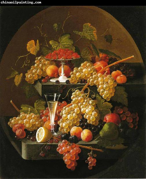 Severin Roesen Fruit and Wine Glass