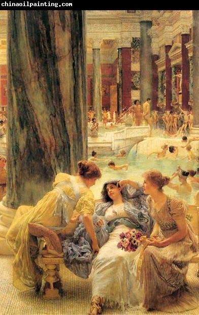 Sir Lawrence Alma-Tadema,OM.RA,RWS The Baths at Caracalla