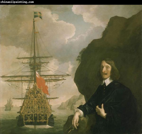 Sir Peter Lely Peter Pett and the Sovereign of the Seas.