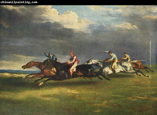 Theodore Gericault The 1821 Derby at Epsom