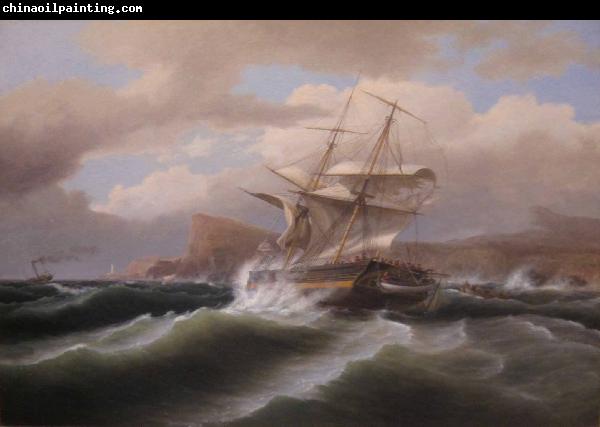 Thomas Birch An American Ship in Distress