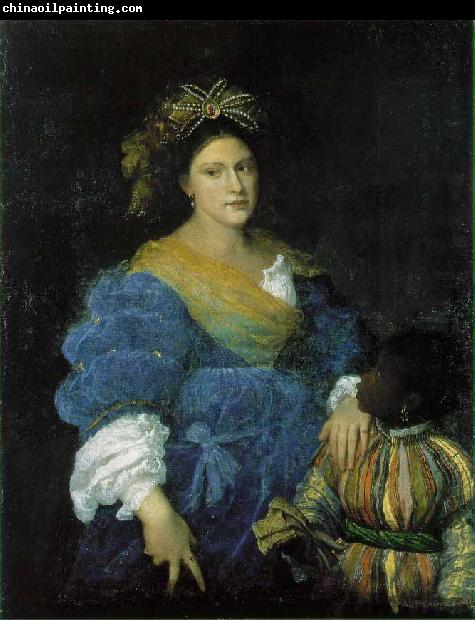 Titian Portrait of Laura Dianti