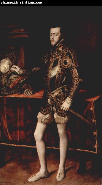 Titian Philip II in Armour