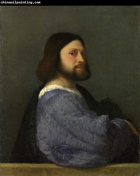 Titian A Man with a Quilted Sleeve