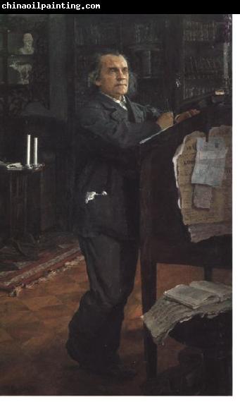 Valentin Serov Compositor Alexander Serov por Valentin Serov, 1887-1888