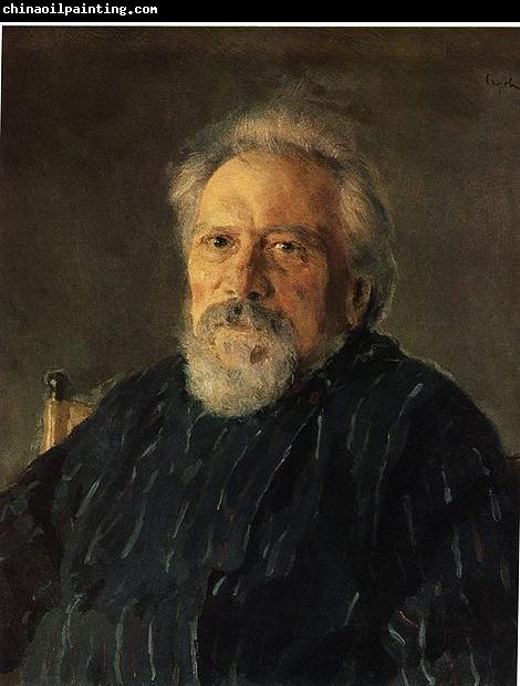 Valentin Serov Portrait of Nikolai Leskov