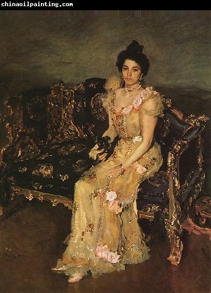 Valentin Serov Portrait of S.M. Botkina