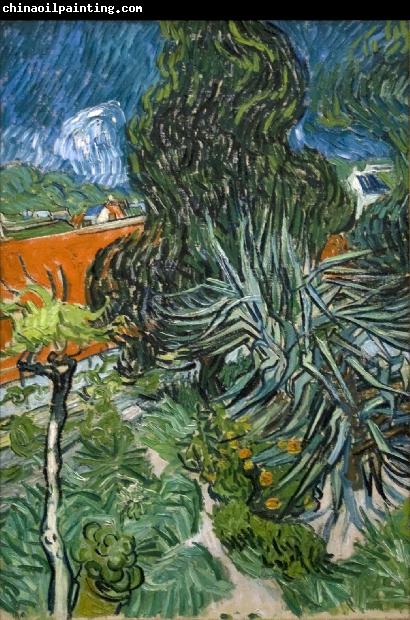 Vincent Van Gogh Doctor Gachets Garden in Auvers