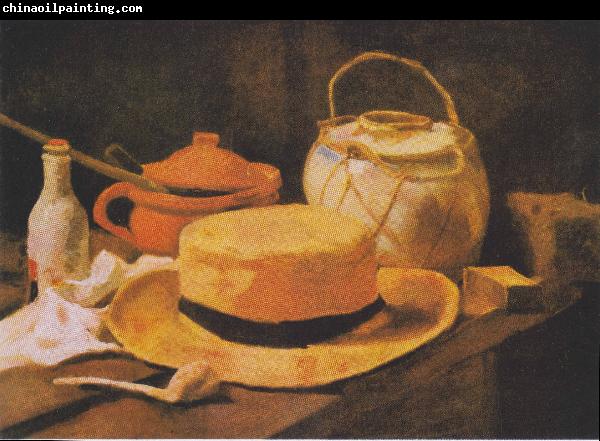 Vincent Van Gogh Still Life with Straw Hat