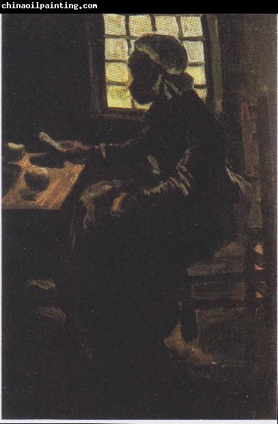 Vincent Van Gogh Peasant woman eating