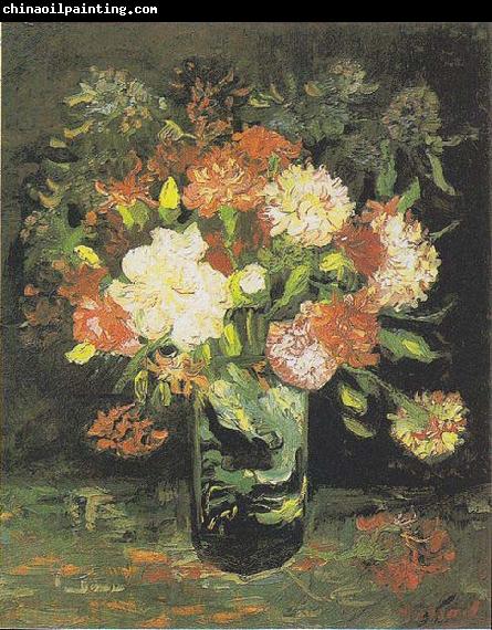 Vincent Van Gogh Vase with Carnations