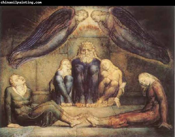 William Blake Count Ugolino and his sons in prision