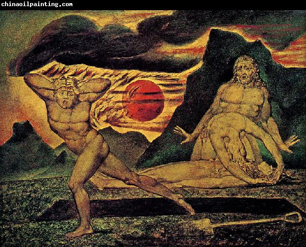 William Blake The murder of Abel