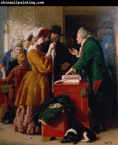 William Mulready Choosing the Wedding Gown