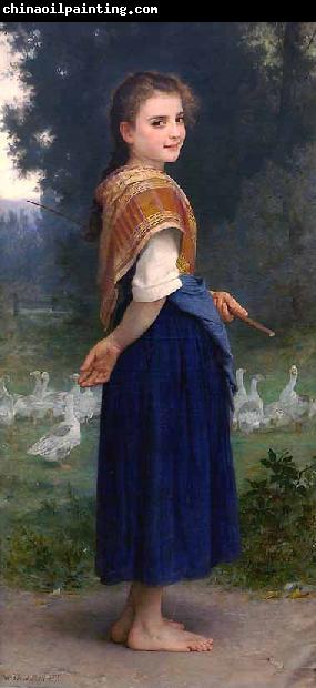 William-Adolphe Bouguereau The Goose Girl