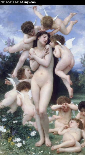 William-Adolphe Bouguereau The Return of Spring