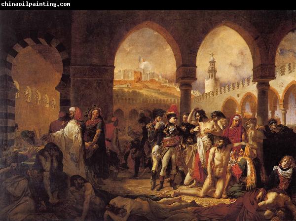 antoine jean gros Bonaparte Visiting the Plague Victims of Jaffa