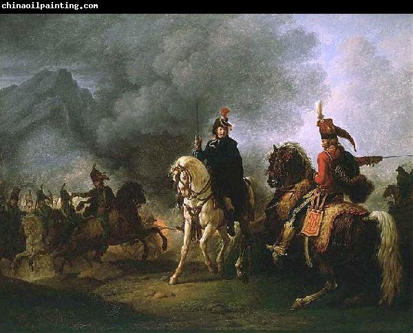 carle vernet A General with his Aide de Camp