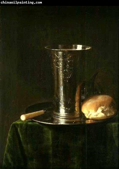 simon luttichuys Still life with a silver beaker